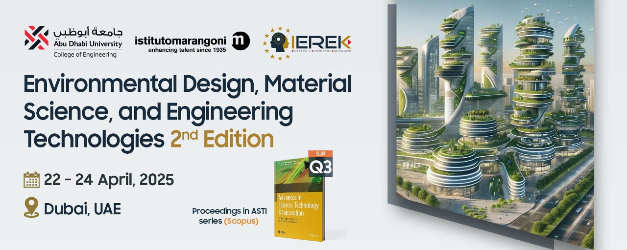 Environmental Design, Material Science, and Engineering Technologies (EDMSET) - 2nd Edition